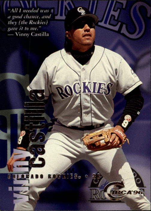 1996 Circa (Fleer/Skybox) Baseball "Main Set" Cards #1 to #200 Rookies and Vets - Picture 234 of 381