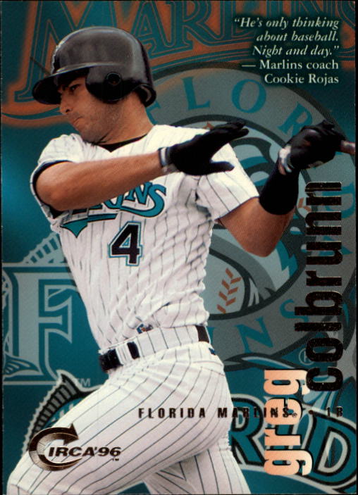 1996 Circa (Fleer/Skybox) Baseball "Main Set" Cards #1 to #200 Rookies and Vets - Picture 244 of 381