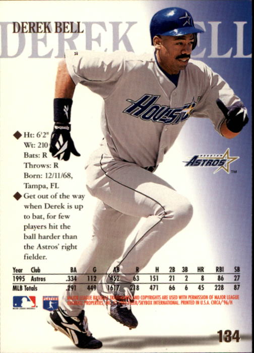 1996 Circa (Fleer/Skybox) Baseball "Main Set" Cards #1 to #200 Rookies and Vets - Picture 259 of 381