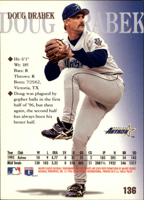 1996 Circa (Fleer/Skybox) Baseball "Main Set" Cards #1 to #200 Rookies and Vets - Picture 263 of 381