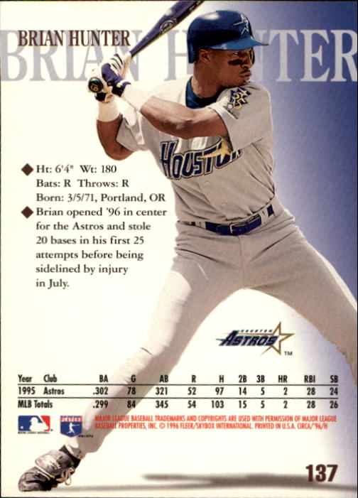 1996 Circa (Fleer/Skybox) Baseball "Main Set" Cards #1 to #200 Rookies and Vets - Picture 265 of 381