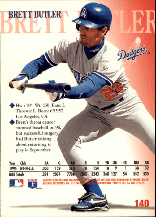 1996 Circa (Fleer/Skybox) Baseball "Main Set" Cards #1 to #200 Rookies and Vets - Picture 271 of 381