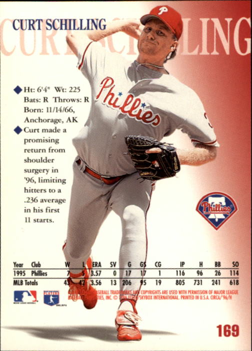1996 Circa (Fleer/Skybox) Baseball "Main Set" Cards #1 to #200 Rookies and Vets - Picture 323 of 381