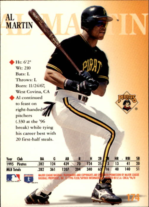 1996 Circa (Fleer/Skybox) Baseball "Main Set" Cards #1 to #200 Rookies and Vets - Picture 331 of 381
