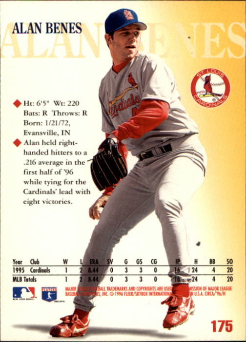 1996 Circa (Fleer/Skybox) Baseball "Main Set" Cards #1 to #200 Rookies and Vets - Picture 333 of 381