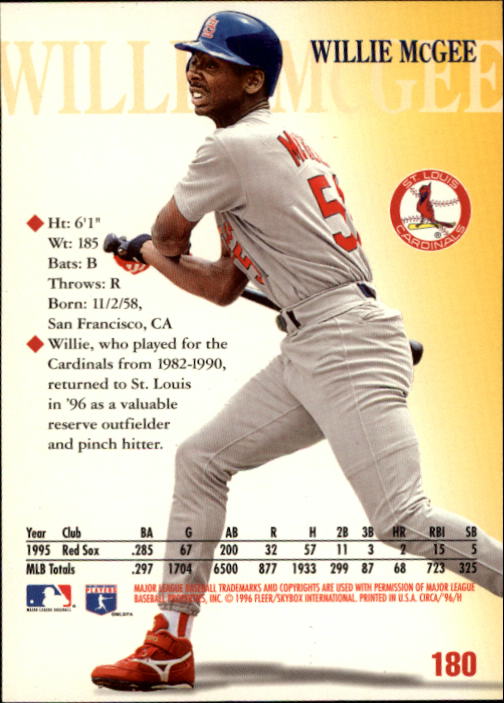 1996 Circa (Fleer/Skybox) Baseball "Main Set" Cards #1 to #200 Rookies and Vets - Picture 341 of 381