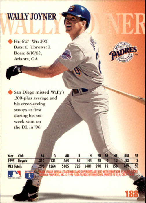1996 Circa (Fleer/Skybox) Baseball "Main Set" Cards #1 to #200 Rookies and Vets - Picture 357 of 381