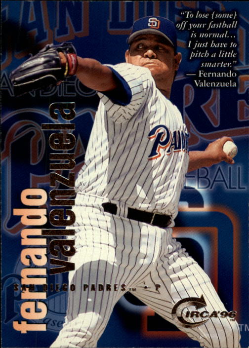 1996 Circa (Fleer/Skybox) Baseball "Main Set" Cards #1 to #200 Rookies and Vets - Picture 358 of 381