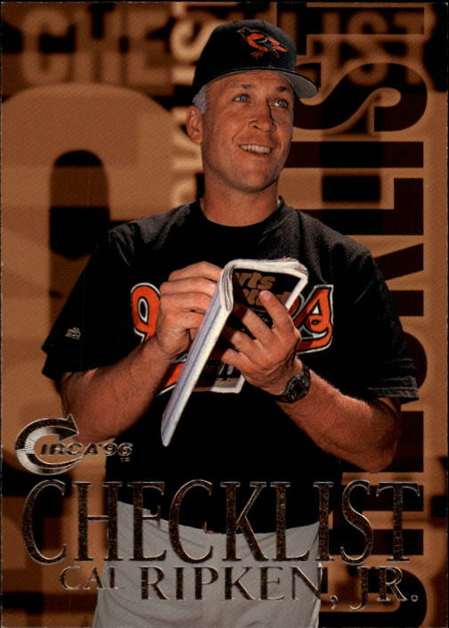 1996 Circa (Fleer/Skybox) Baseball "Main Set" Cards #1 to #200 Rookies and Vets - Picture 378 of 381