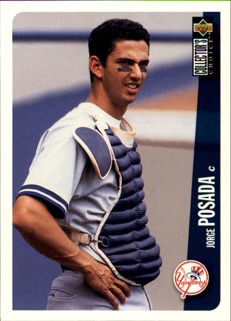 Jorge Posada Beckett Signed 1996 Upper Deck Collectors Choice