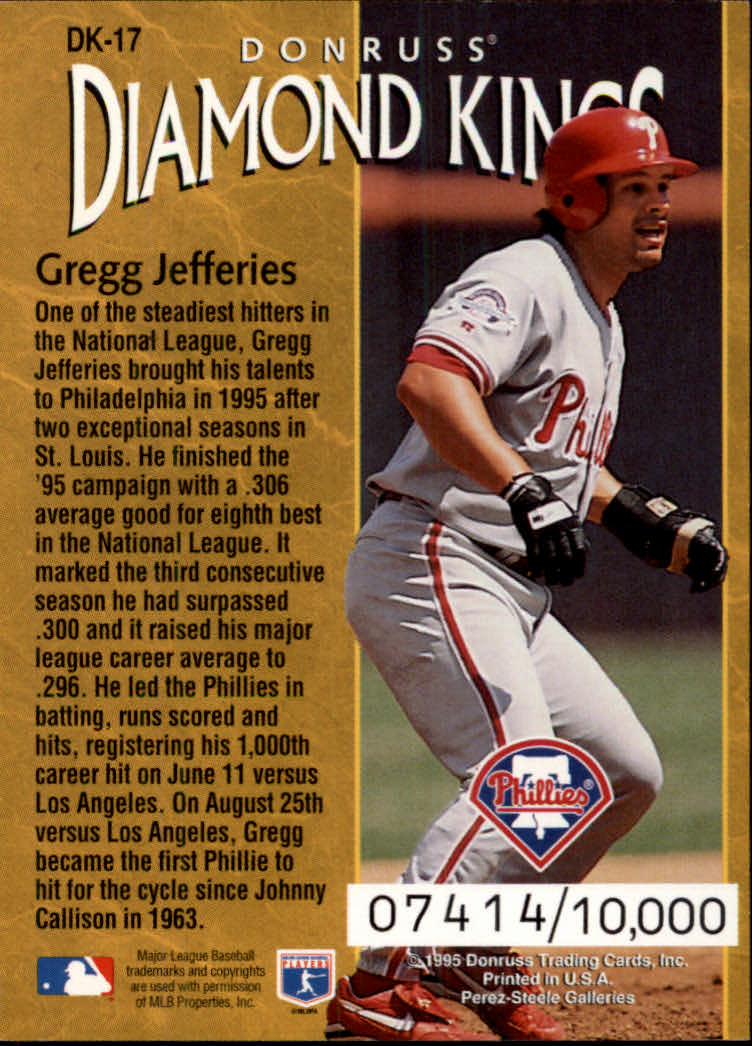 1996 Donruss Baseball "Insert" Cards - Picture 11 of 35