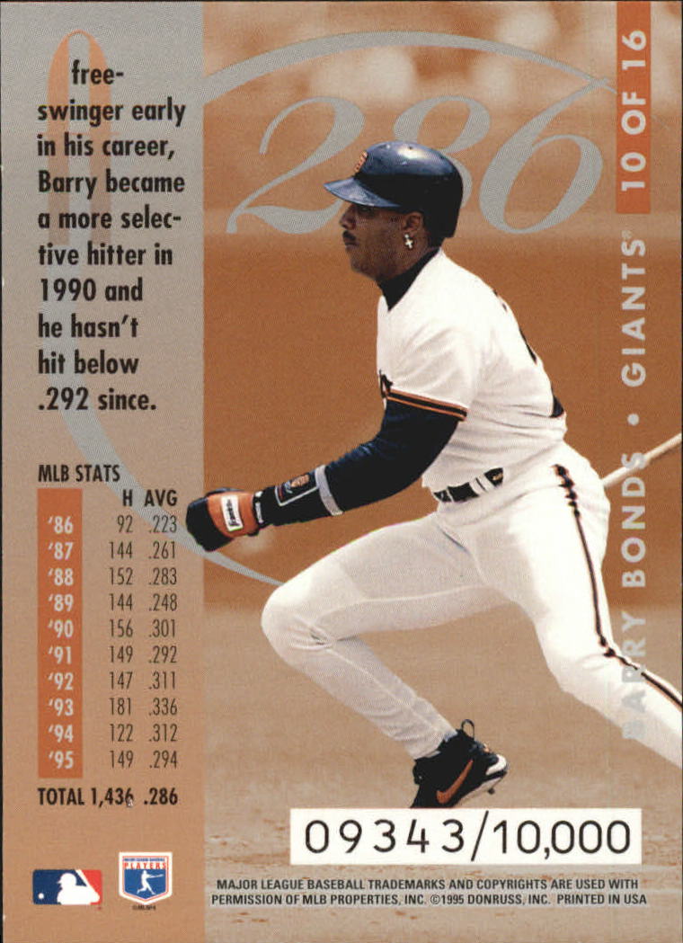 1996 Donruss Baseball "Insert" Cards - Picture 19 of 35