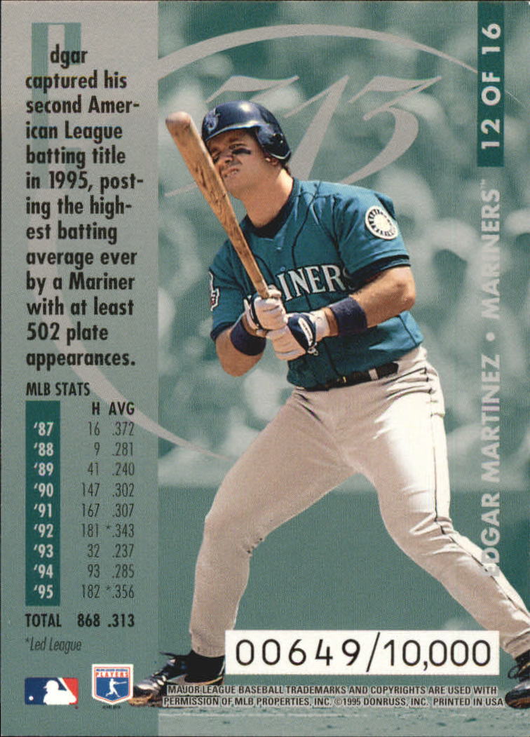 1996 Donruss Baseball "Insert" Cards - Picture 21 of 35