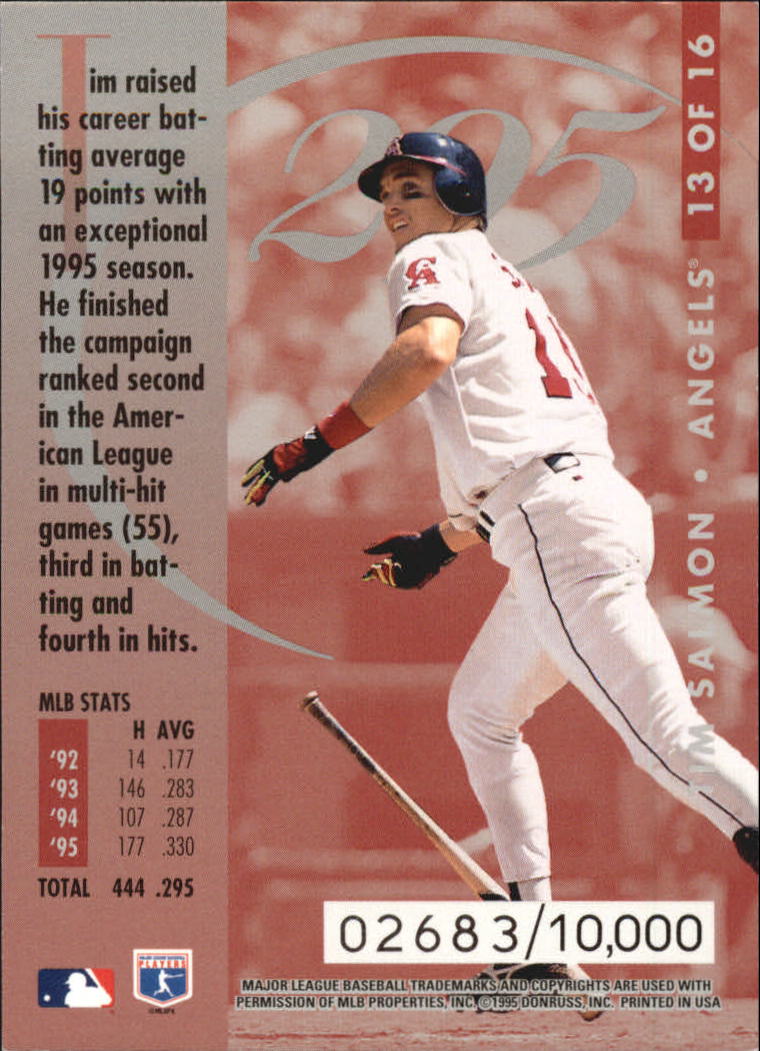 1996 Donruss Baseball "Insert" Cards - Picture 23 of 35
