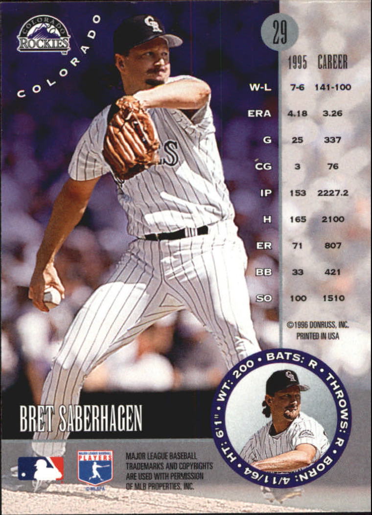 1996 Leaf Baseball "Press Proofs" Parallel Cards - Bild 5 von 41