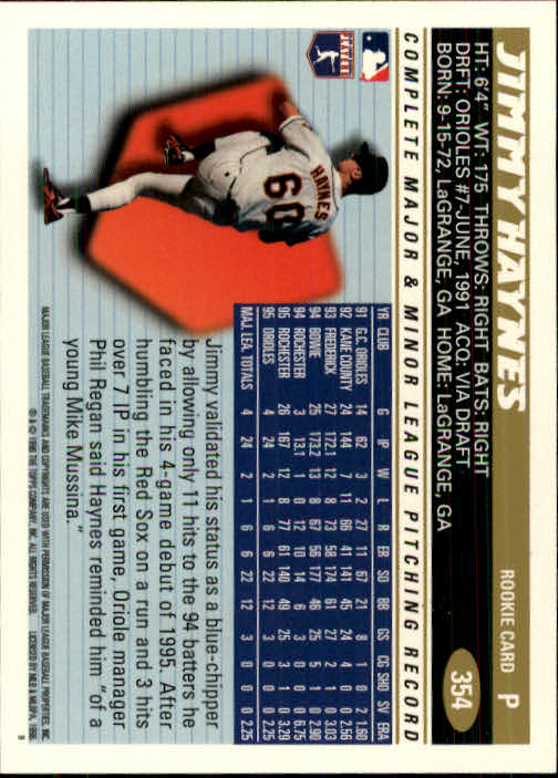 B1937- 1996 Topps Baseball Cards 251-440 +Inserts -You Pick- 10+ FREE US SHIP - Picture 209 of 417