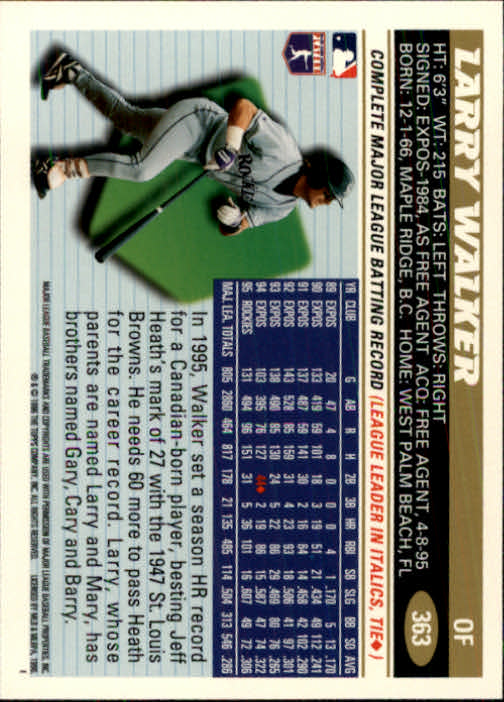 B1937- 1996 Topps Baseball Cards 251-440 +Inserts -You Pick- 10+ FREE US SHIP - Picture 227 of 417