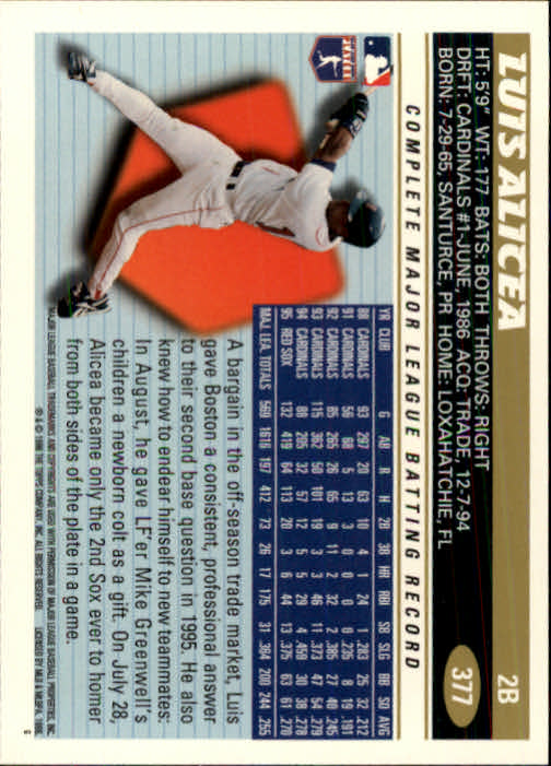 B1937- 1996 Topps Baseball Cards 251-440 +Inserts -You Pick- 10+ FREE US SHIP - Picture 255 of 417