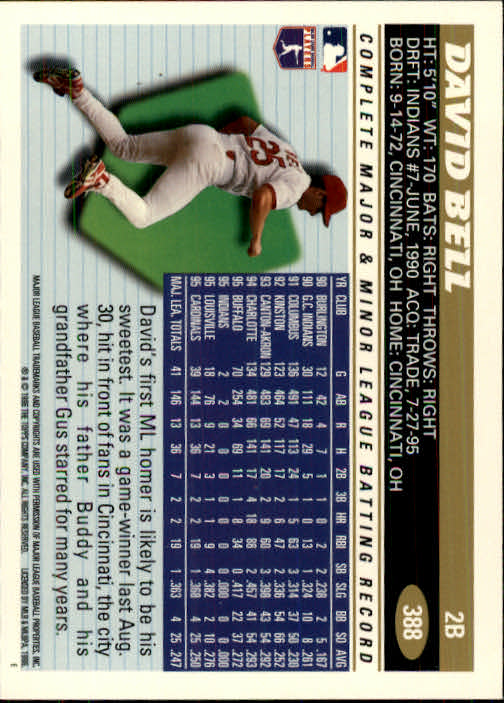 B1937- 1996 Topps Baseball Cards 251-440 +Inserts -You Pick- 10+ FREE US SHIP - Picture 277 of 417