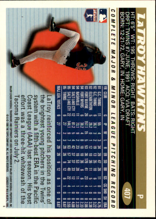 B1937- 1996 Topps Baseball Cards 251-440 +Inserts -You Pick- 10+ FREE US SHIP - Picture 315 of 417