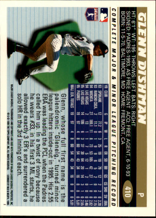 B1937- 1996 Topps Baseball Cards 251-440 +Inserts -You Pick- 10+ FREE US SHIP - Picture 321 of 417