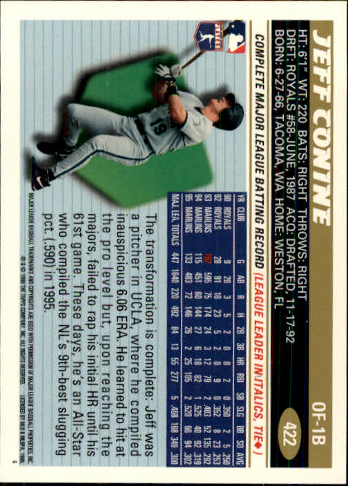 B1937- 1996 Topps Baseball Cards 251-440 +Inserts -You Pick- 10+ FREE US SHIP - Picture 345 of 417
