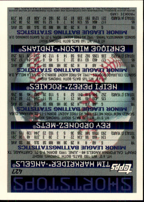 B1937- 1996 Topps Baseball Cards 251-440 +Inserts -You Pick- 10+ FREE US SHIP - Picture 355 of 417