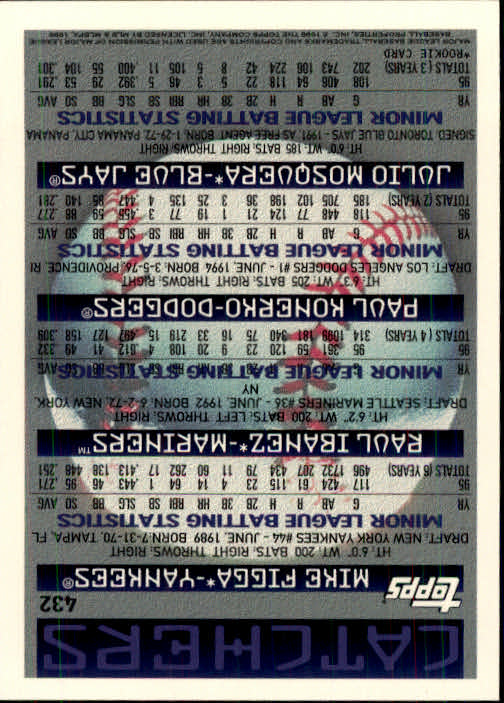 B1937- 1996 Topps Baseball Cards 251-440 +Inserts -You Pick- 10+ FREE US SHIP - Picture 365 of 417