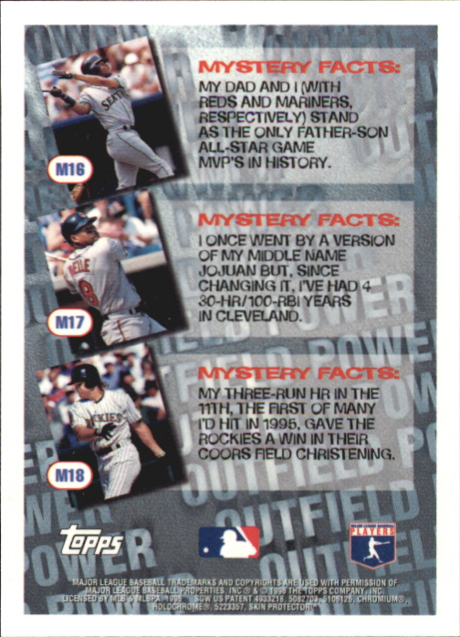 B1937- 1996 Topps Baseball Cards 251-440 +Inserts -You Pick- 10+ FREE US SHIP - Picture 391 of 417