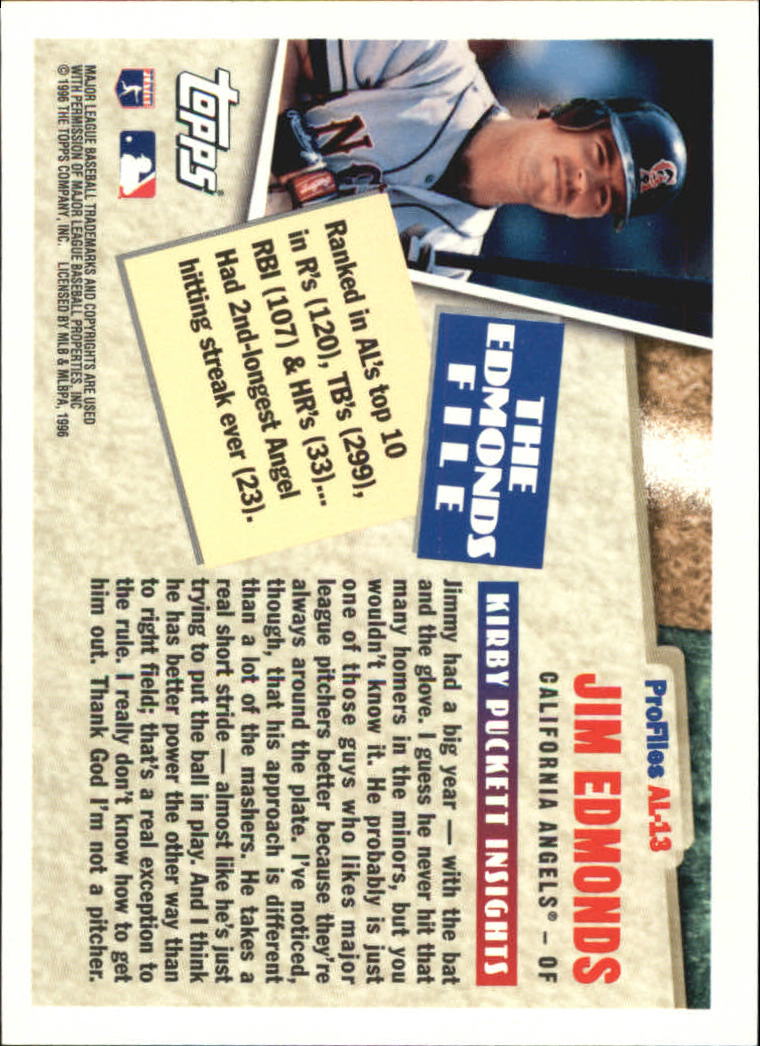 B1937- 1996 Topps Baseball Cards 251-440 +Inserts -You Pick- 10+ FREE US SHIP - Picture 403 of 417
