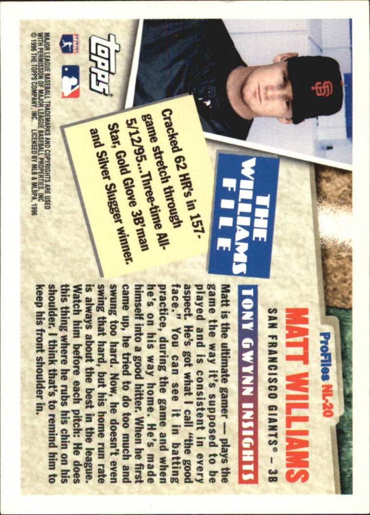B1937- 1996 Topps Baseball Cards 251-440 +Inserts -You Pick- 10+ FREE US SHIP - Picture 417 of 417