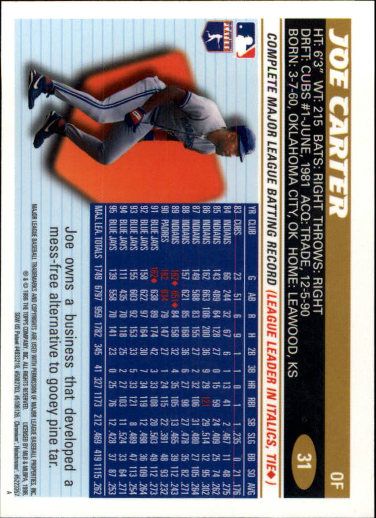 A7705- 1996 Topps Chrome Baseball Card #s 1-165 -You Pick- 15+ FREE US SHIP