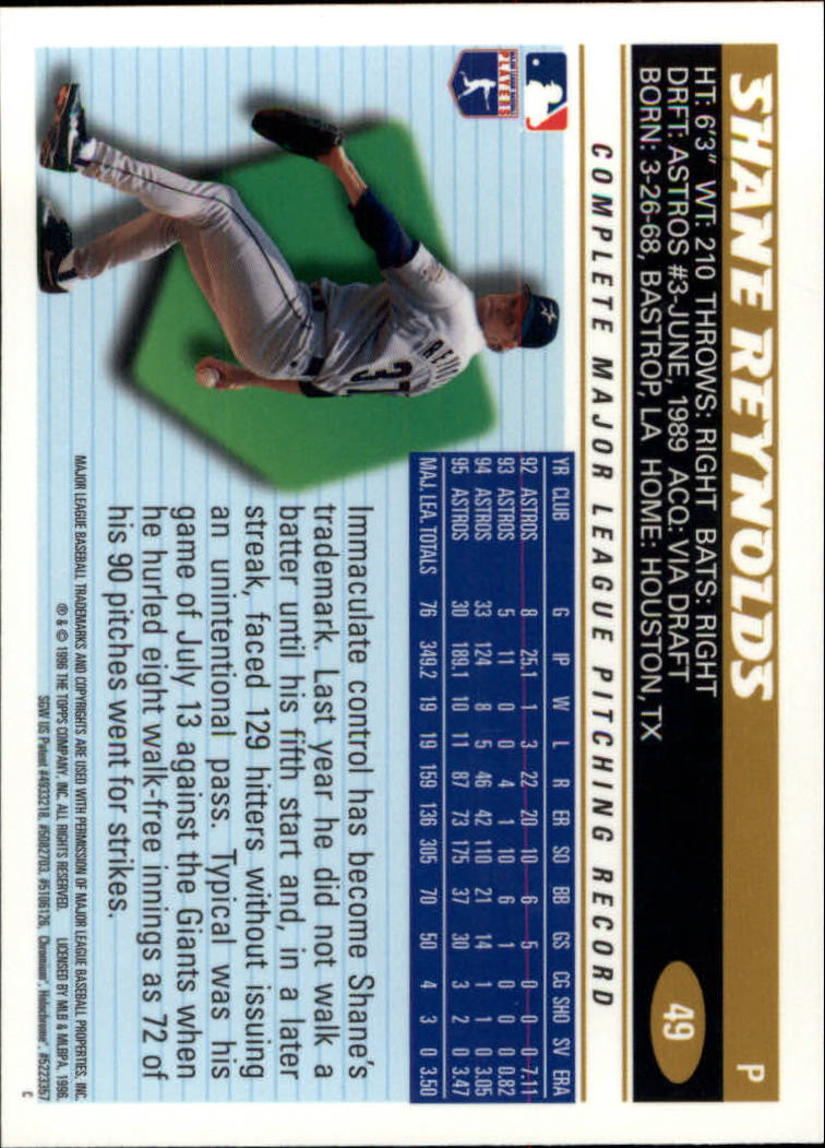 A7705- 1996 Topps Chrome Baseball Card #s 1-165 -You Pick- 15+ FREE US SHIP