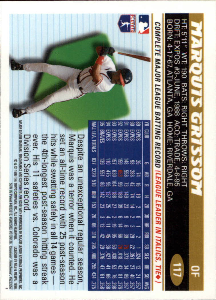 A7705- 1996 Topps Chrome Baseball Card #s 1-165 -You Pick- 15+ FREE US SHIP