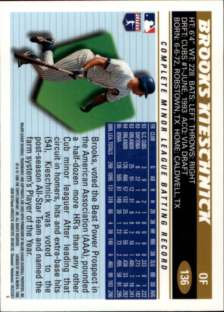 A7705- 1996 Topps Chrome Baseball Card #s 1-165 -You Pick- 15+ FREE US SHIP