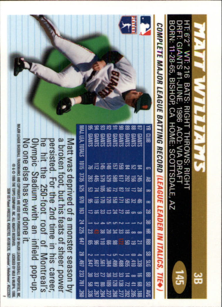 A7705- 1996 Topps Chrome Baseball Card #s 1-165 -You Pick- 15+ FREE US SHIP