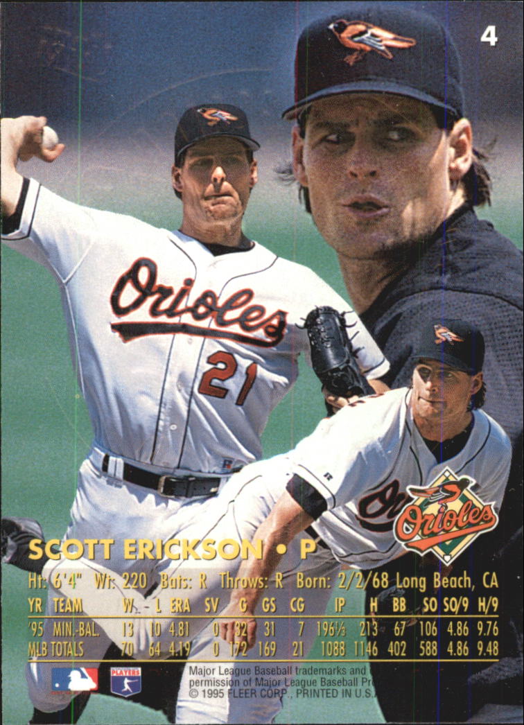 1996 Ultra (Fleer) Baseball "Gold Medallion" Parallel Cards - Picture 7 of 347