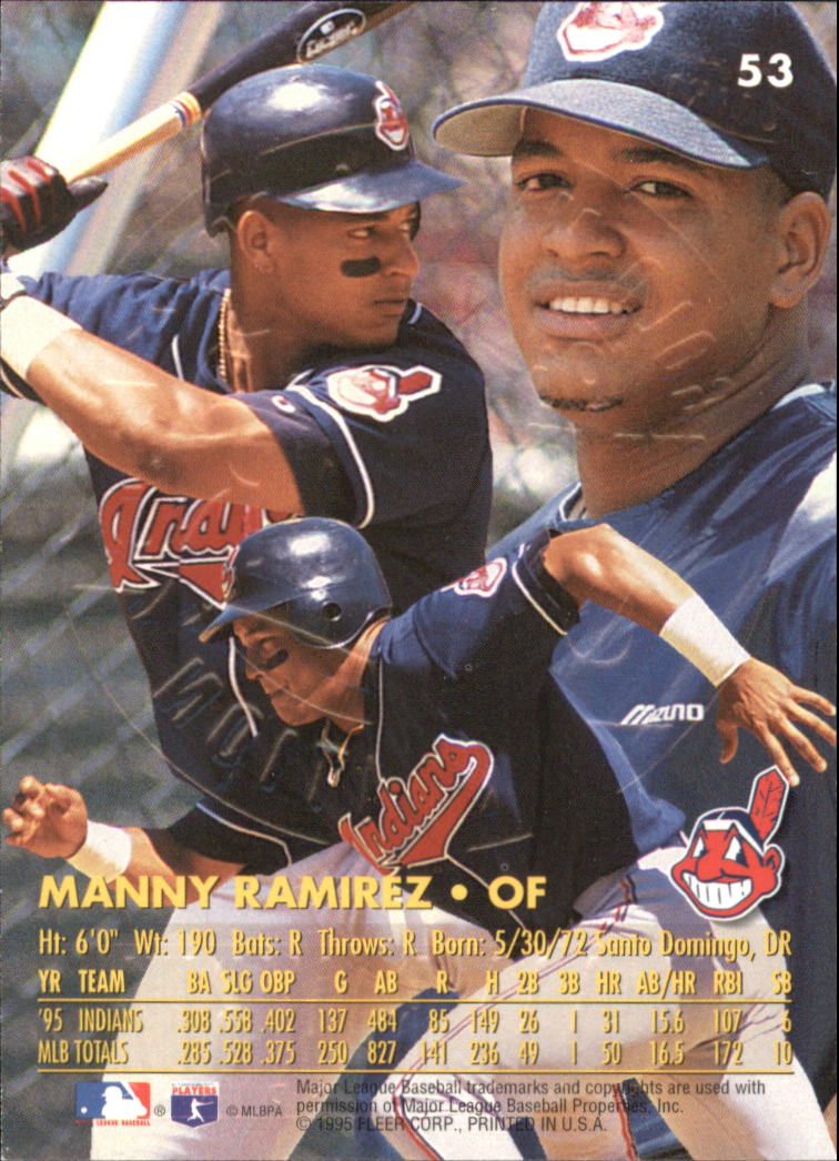 1996 Ultra (Fleer) Baseball "Gold Medallion" Parallel Cards - Picture 45 of 347