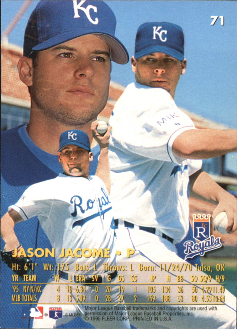 1996 Ultra (Fleer) Baseball "Gold Medallion" Parallel Cards - Picture 51 of 347