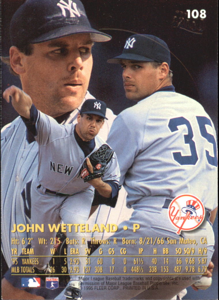 1996 Ultra (Fleer) Baseball "Gold Medallion" Parallel Cards - Picture 75 of 347