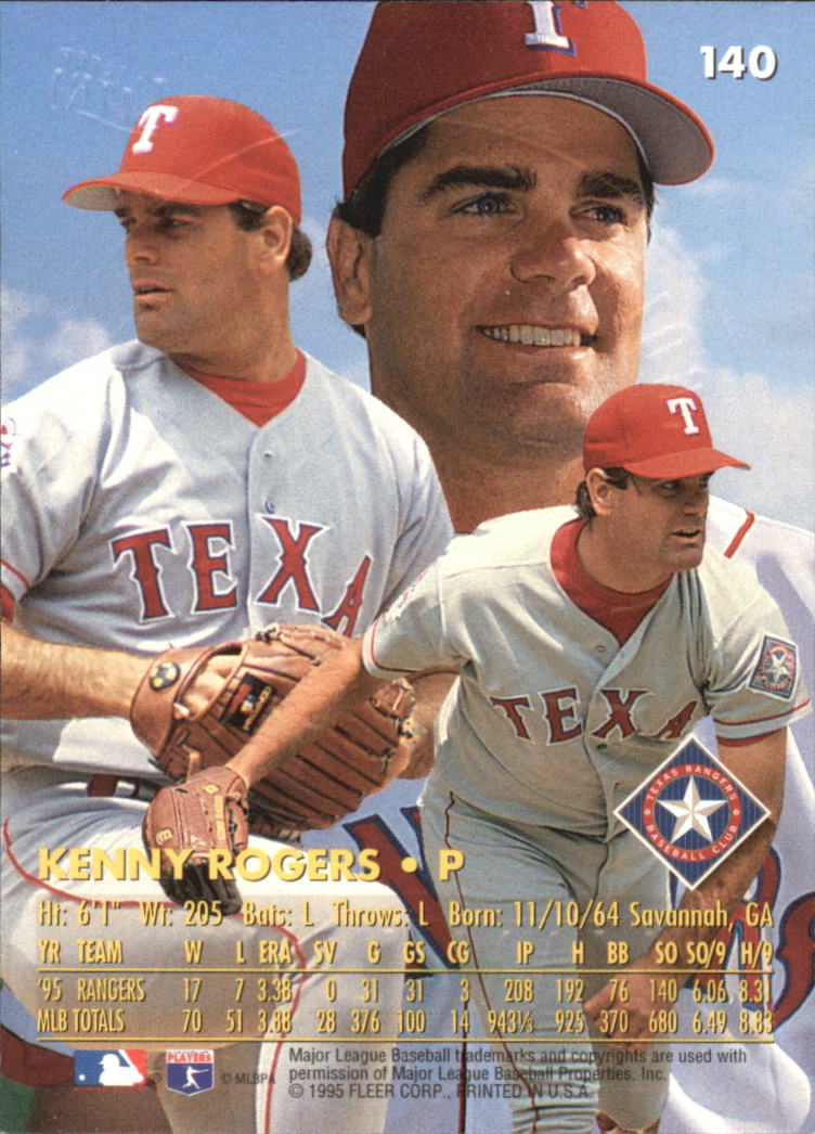 1996 Ultra (Fleer) Baseball "Gold Medallion" Parallel Cards - Picture 97 of 347