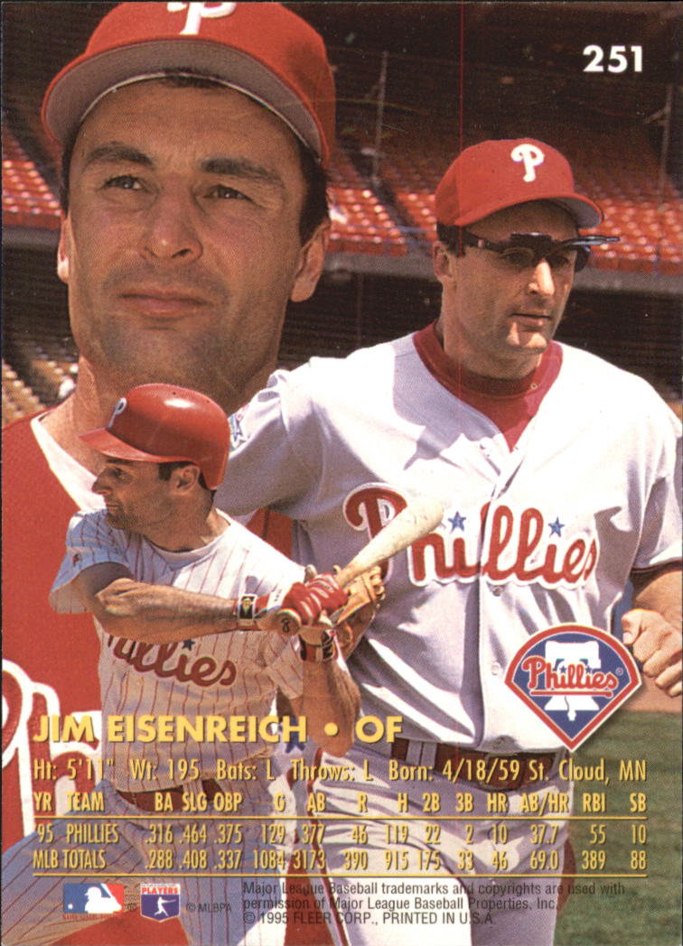 1996 Ultra (Fleer) Baseball "Gold Medallion" Parallel Cards - Picture 159 of 347