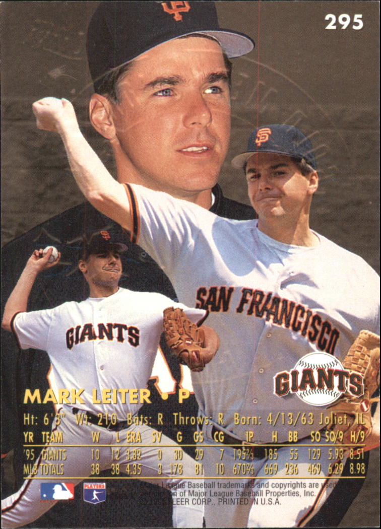 1996 Ultra (Fleer) Baseball "Gold Medallion" Parallel Cards - Picture 181 of 347