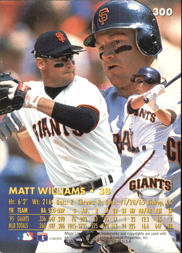 1996 Ultra (Fleer) Baseball "Gold Medallion" Parallel Cards - Picture 187 of 347