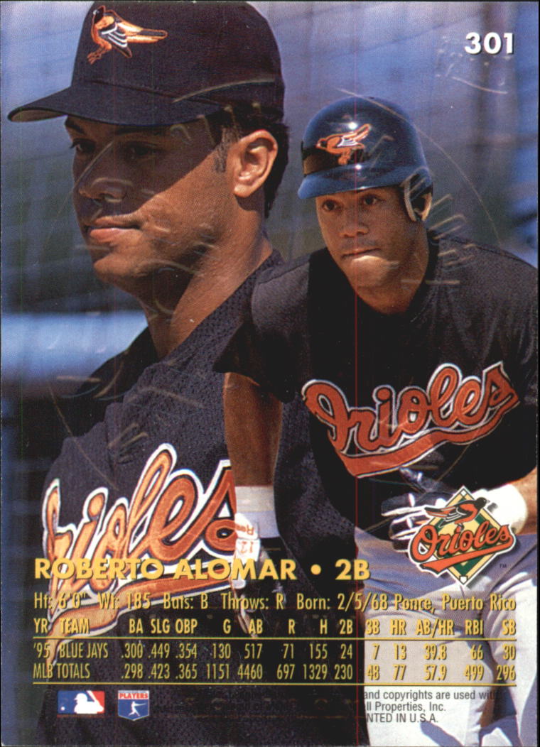 1996 Ultra (Fleer) Baseball "Gold Medallion" Parallel Cards - Picture 189 of 347