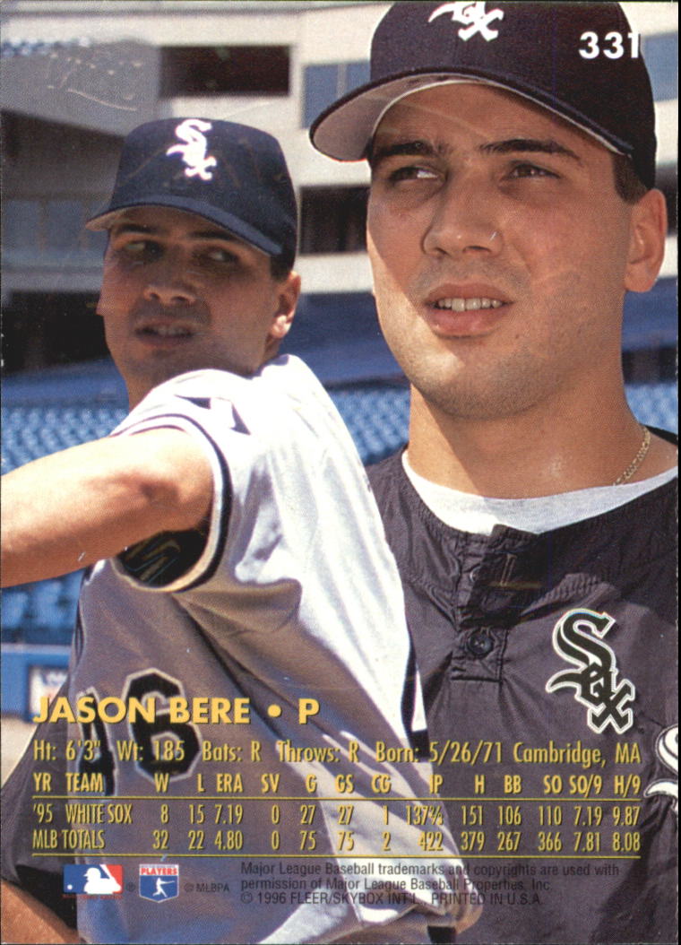 1996 Ultra (Fleer) Baseball "Gold Medallion" Parallel Cards - Picture 213 of 347