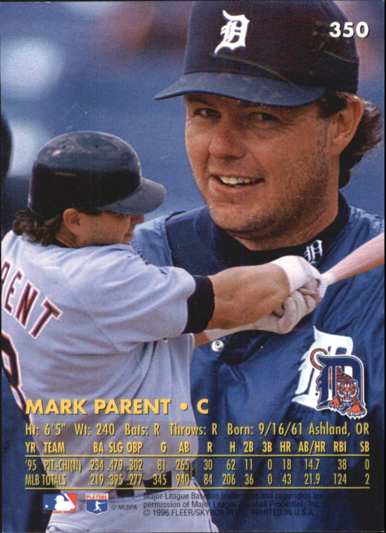 1996 Ultra (Fleer) Baseball "Gold Medallion" Parallel Cards - Picture 223 of 347