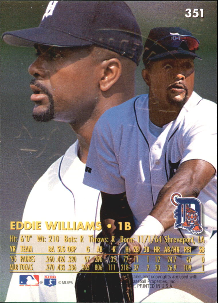 1996 Ultra (Fleer) Baseball "Gold Medallion" Parallel Cards - Picture 225 of 347