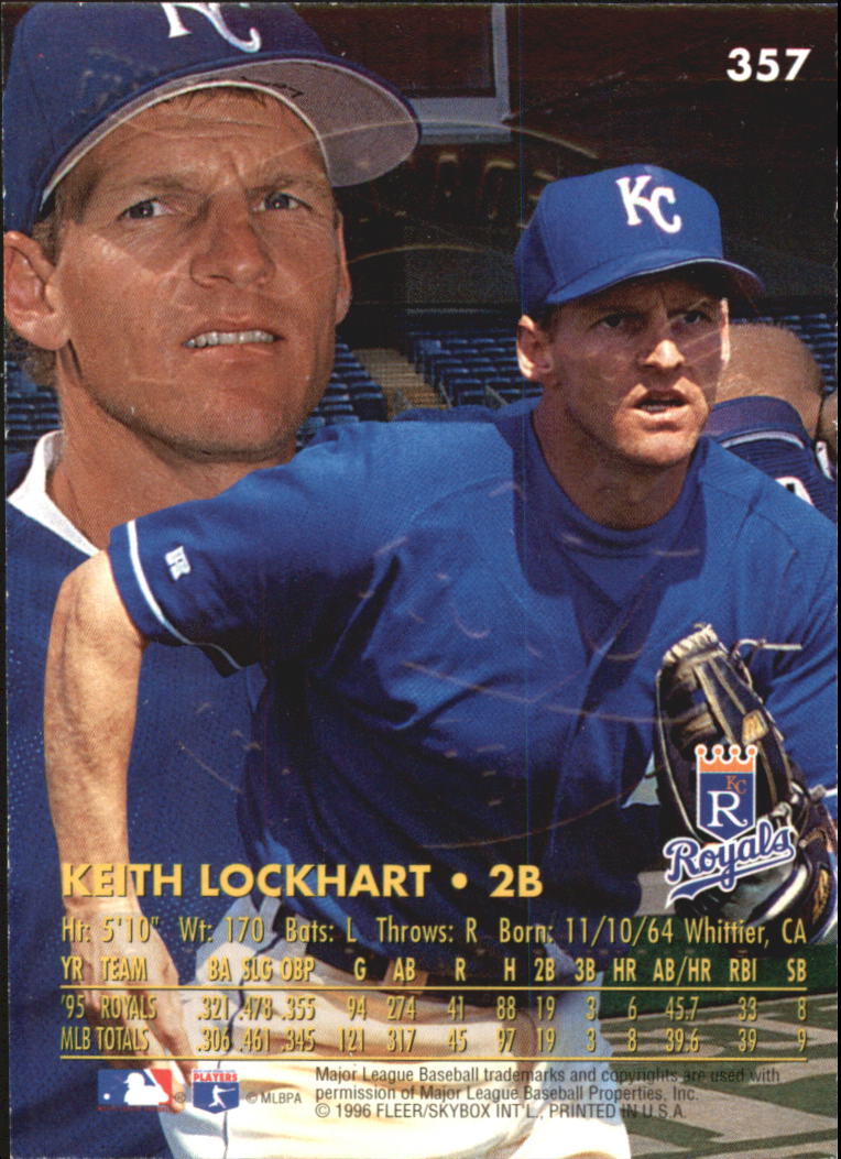 1996 Ultra (Fleer) Baseball "Gold Medallion" Parallel Cards - Picture 231 of 347