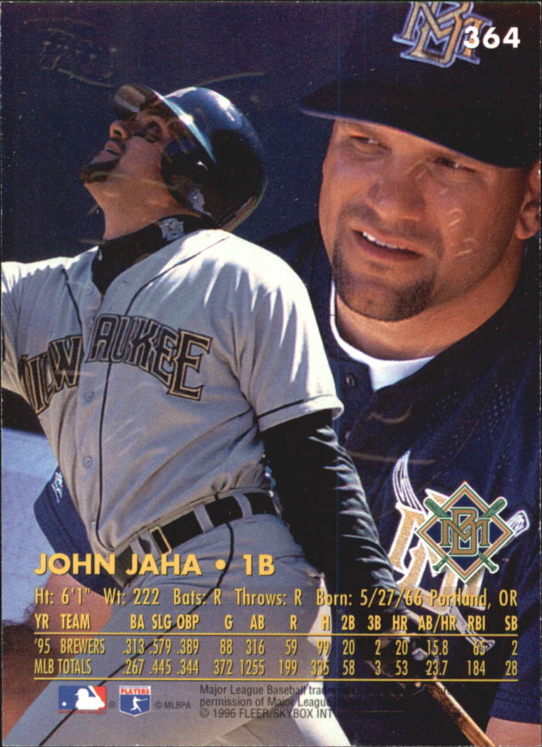 1996 Ultra (Fleer) Baseball "Gold Medallion" Parallel Cards - Picture 233 of 347